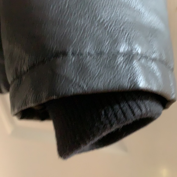 Danier Black Leather Jacket - Picture 5 of 10